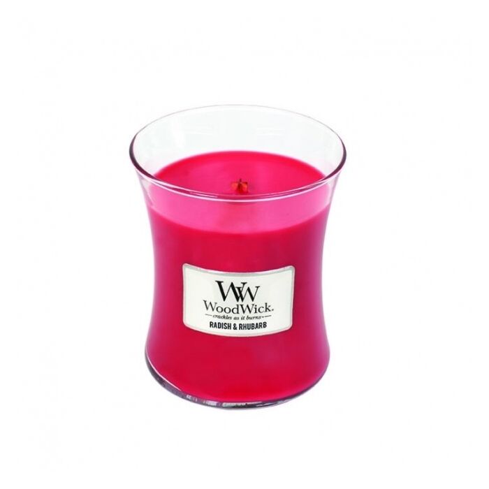 WoodWick® Medium Jar Candle - Radish & Rhubarb-1
